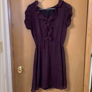 Chiffon short sleeve dress